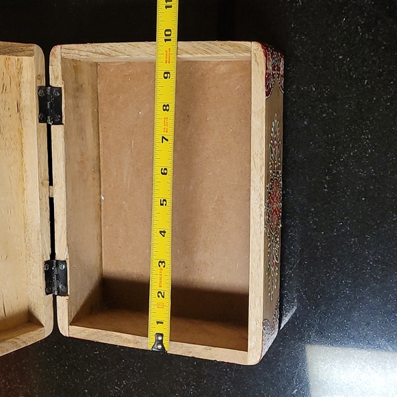 Decorative Keepsake Wooden Box - Picture 10 of 11